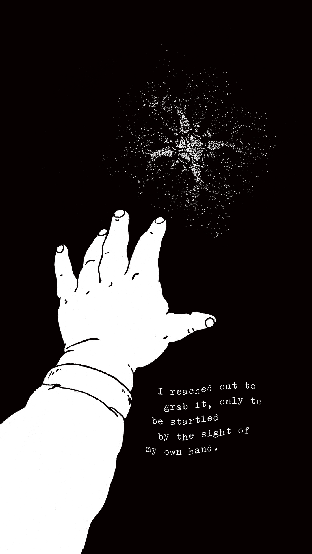 a page from FANA, original comic series, hand drawn illustration, ink on paper, 2d art, autobiography, FANA, rrfana, rr, Rita Rahimi, Ramin Rahimi,  کتاب مصور فنا ، ریتا رحیمی ، رامین رحیمی 
