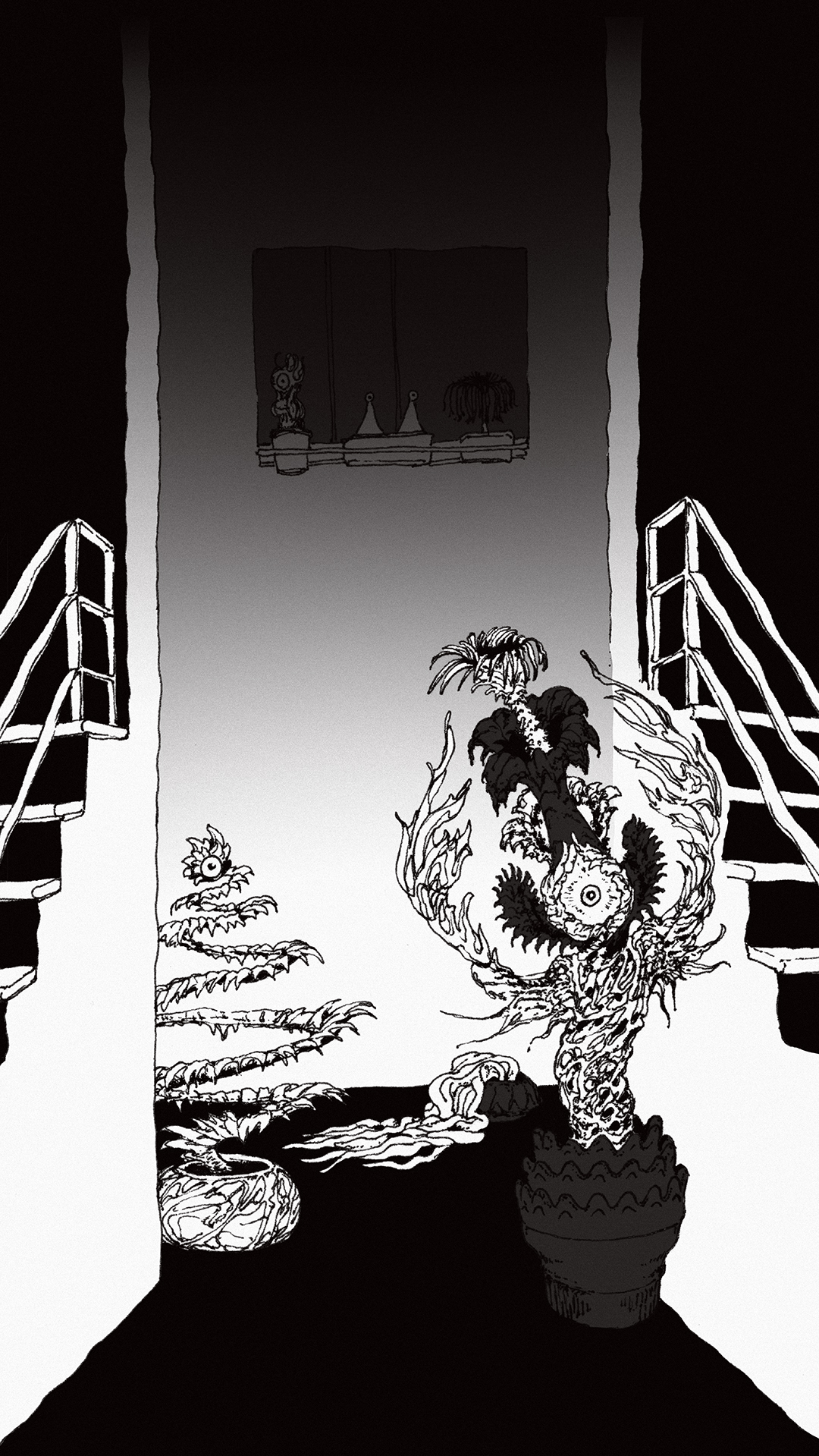 a page from FANA, original comic series, hand drawn illustration, ink on paper, 2d art, autobiography, FANA, rrfana, rr, Rita Rahimi, Ramin Rahimi,  کتاب مصور فنا ، ریتا رحیمی ، رامین رحیمی 
