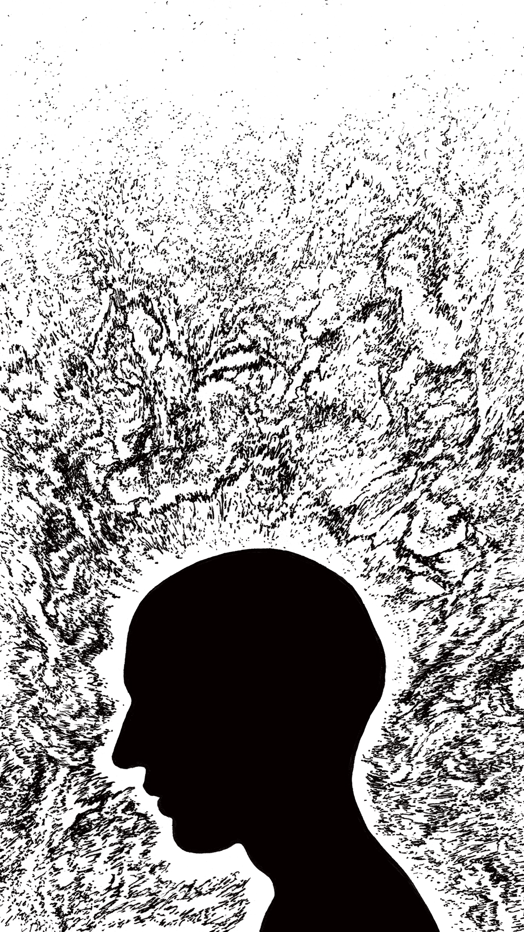 a page from FANA, original comic series, hand drawn illustration, ink on paper, 2d art, autobiography, FANA, rrfana, rr, Rita Rahimi, Ramin Rahimi,  کتاب مصور فنا ، ریتا رحیمی ، رامین رحیمی 
