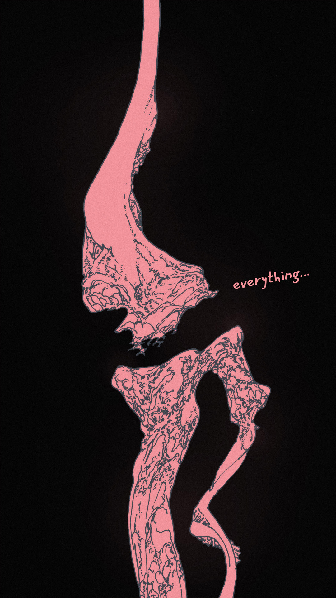 a page from FANA, original comic series, hand drawn illustration, ink on paper, 2d art, autobiography, FANA, rrfana, rr, Rita Rahimi, Ramin Rahimi,  کتاب مصور فنا ، ریتا رحیمی ، رامین رحیمی 
