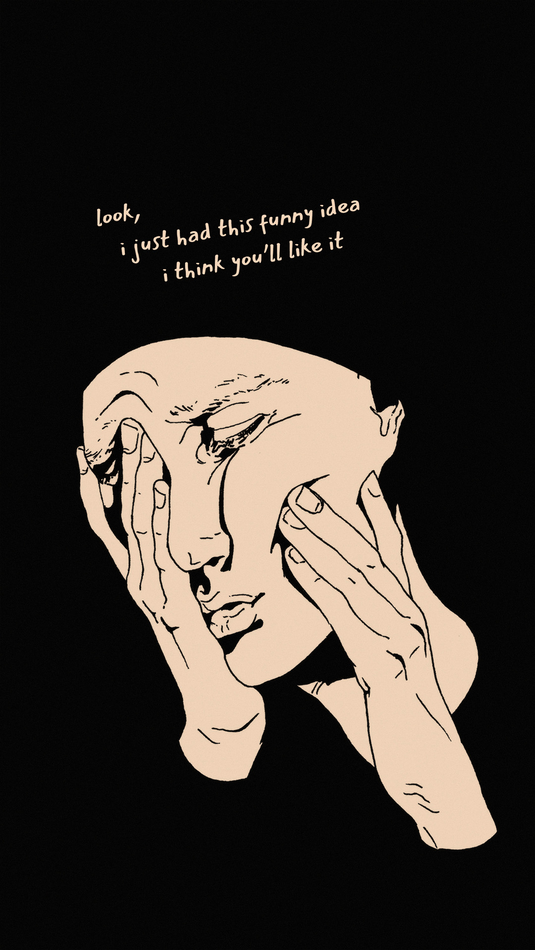 a page from FANA, original comic series, hand drawn illustration, ink on paper, 2d art, autobiography, FANA, rrfana, rr, Rita Rahimi, Ramin Rahimi,  کتاب مصور فنا ، ریتا رحیمی ، رامین رحیمی 
